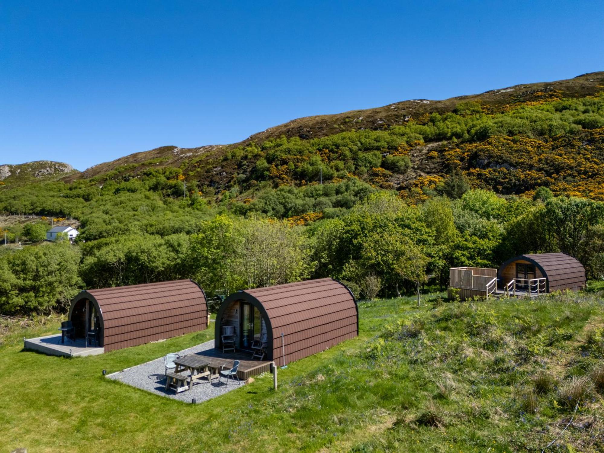 Tighlochan Pods Scourie Kültér fotó